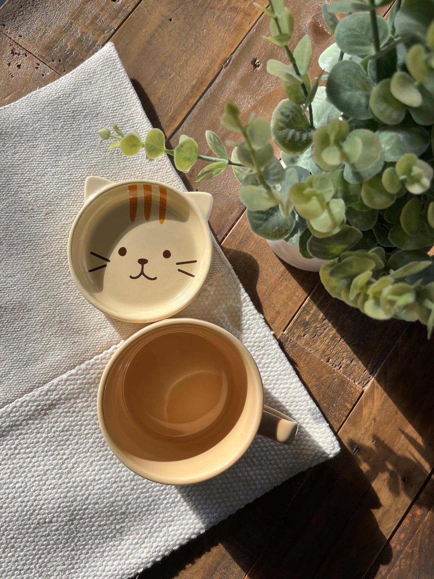 Yellow Cat Mug